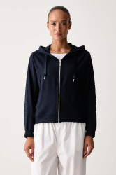 BOSS  loungwear mikina dámská s modalem PEACHY MONO_Jacket H