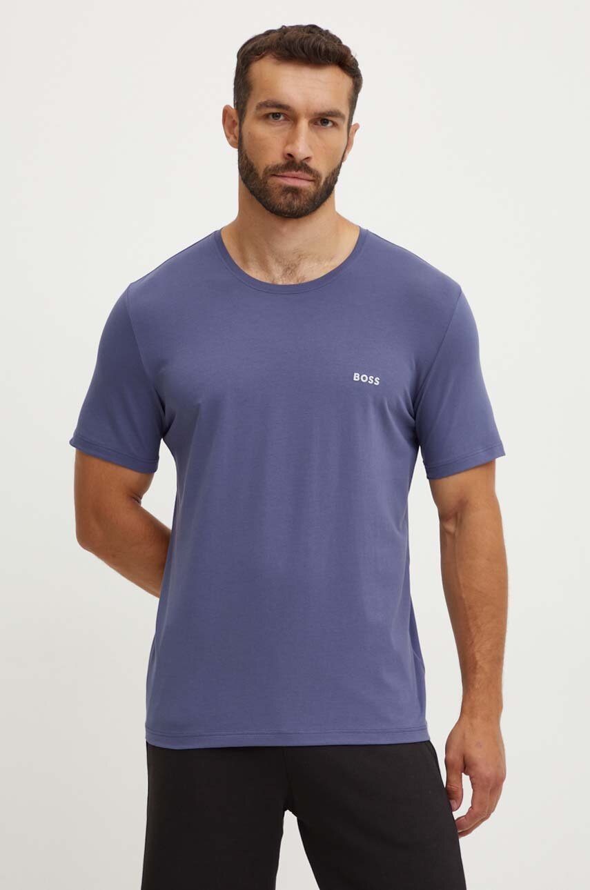 BOSS  loungwear tričko pánské bavlněné s elastanem Mix&Match T-Shirt R
