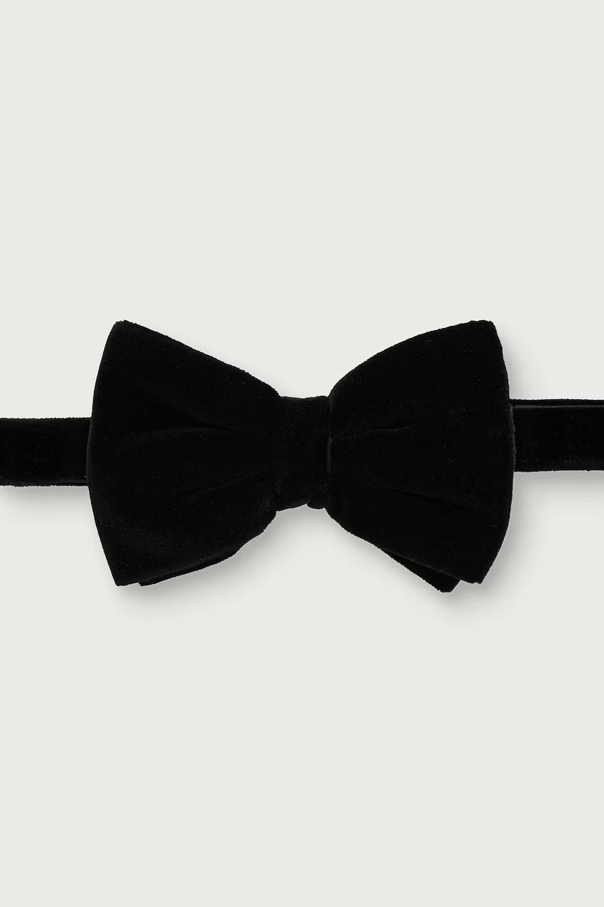BOSS  motýlek pánský velurový H-B.TIE BIGIOTTO