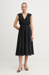 BOSS Orange babydoll šaty bavlněné C Derich