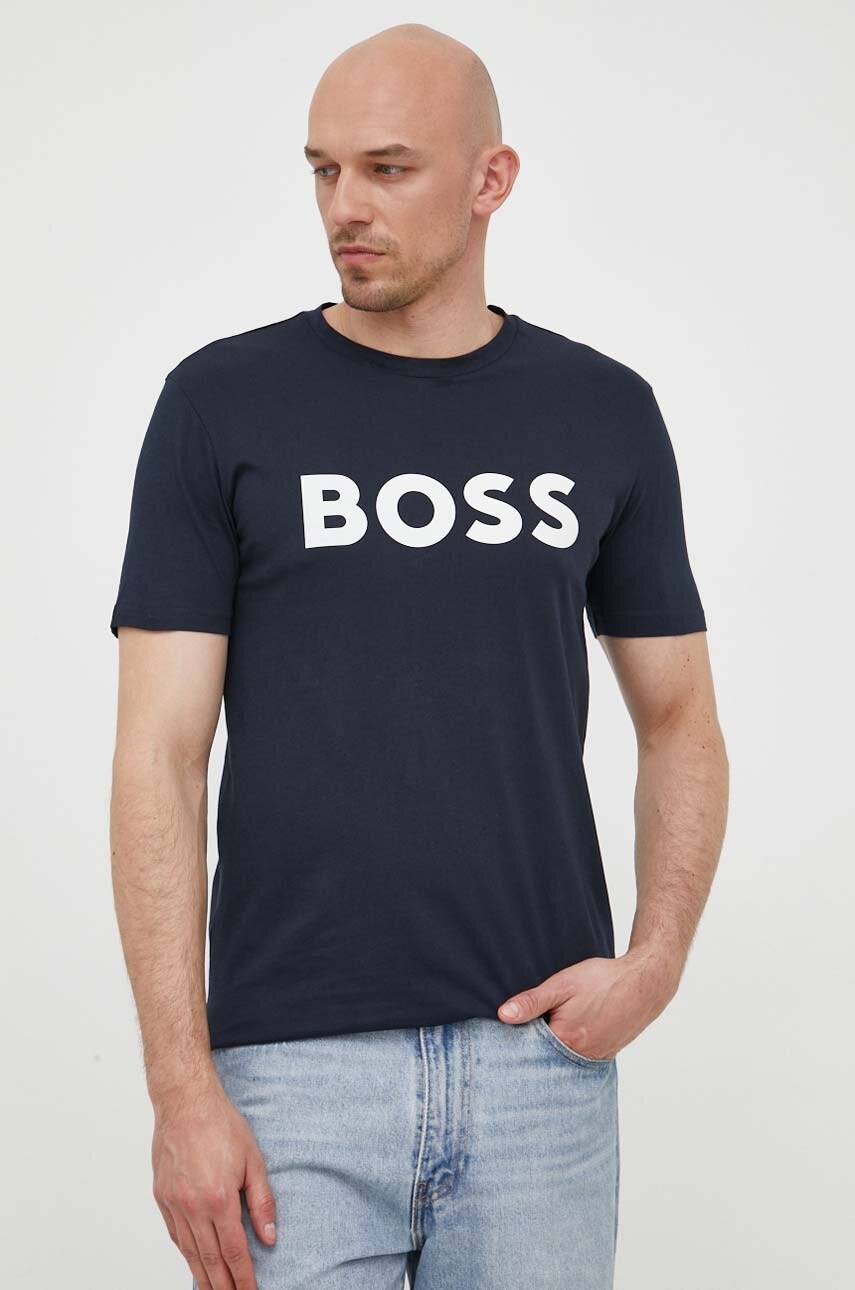 BOSS Orange  Bavlněné tričko BOSS Thinking 1