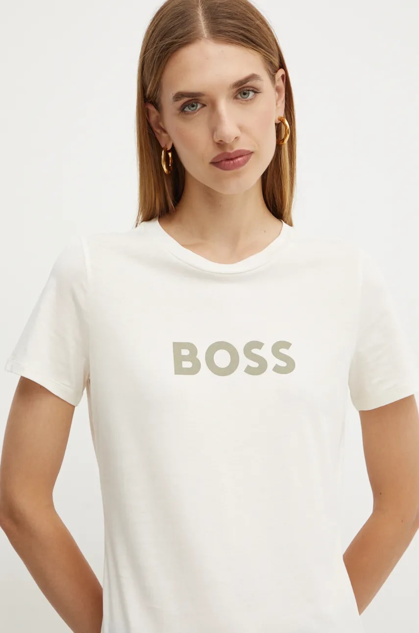 BOSS Orange  Bavlněné tričko  C_Elogo_5