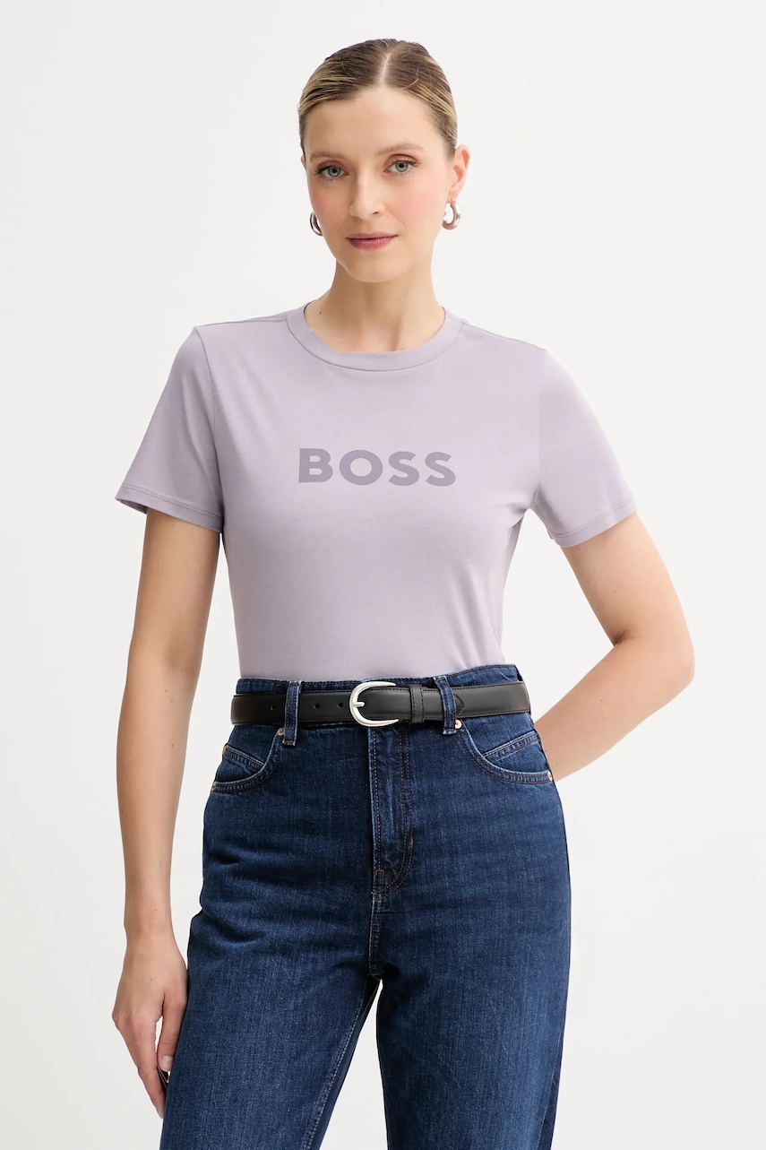 BOSS Orange  Bavlněné tričko  C_Elogo_5