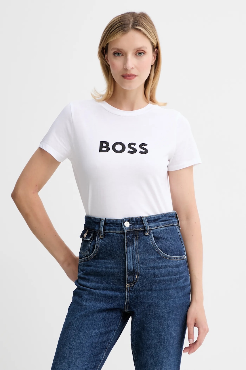 BOSS Orange  Bavlněné tričko   C_Elogo_5