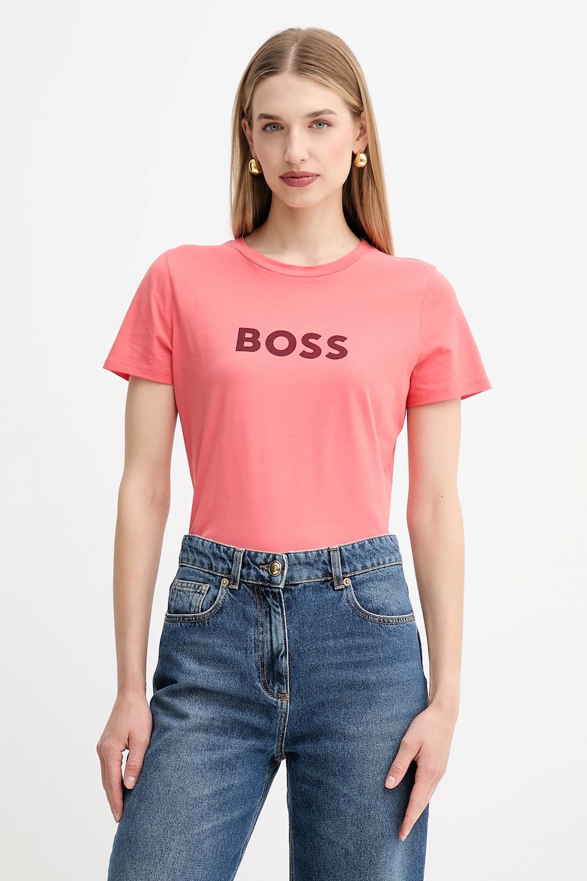 BOSS Orange  Bavlněné tričko   C_Elogo_5