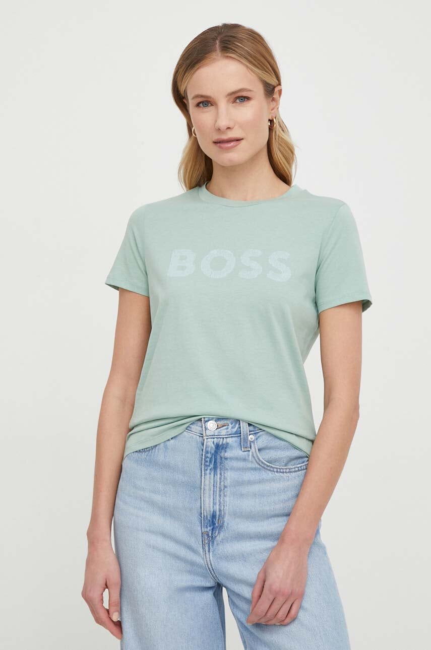 BOSS Orange  Bavlněné tričko  C_Elogo_5