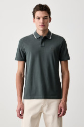 BOSS Orange  polo pánské bavlněné Passerford