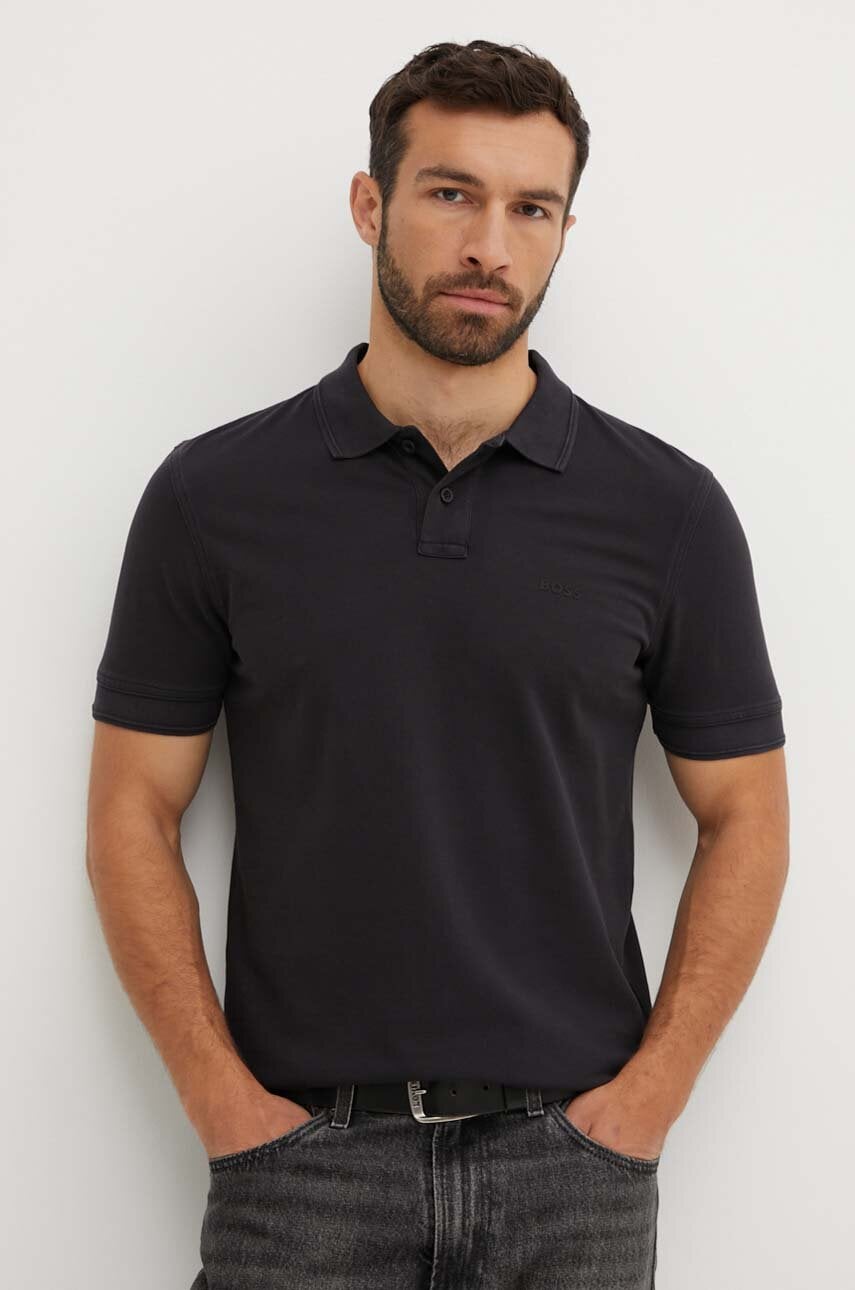 BOSS Orange  polo pánské bavlněné Prime