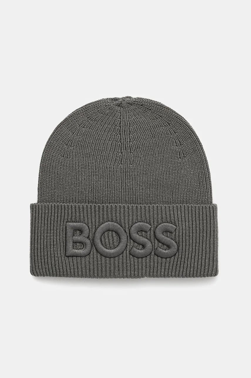 BOSS Orange  Vlněná čepice  Afox_R