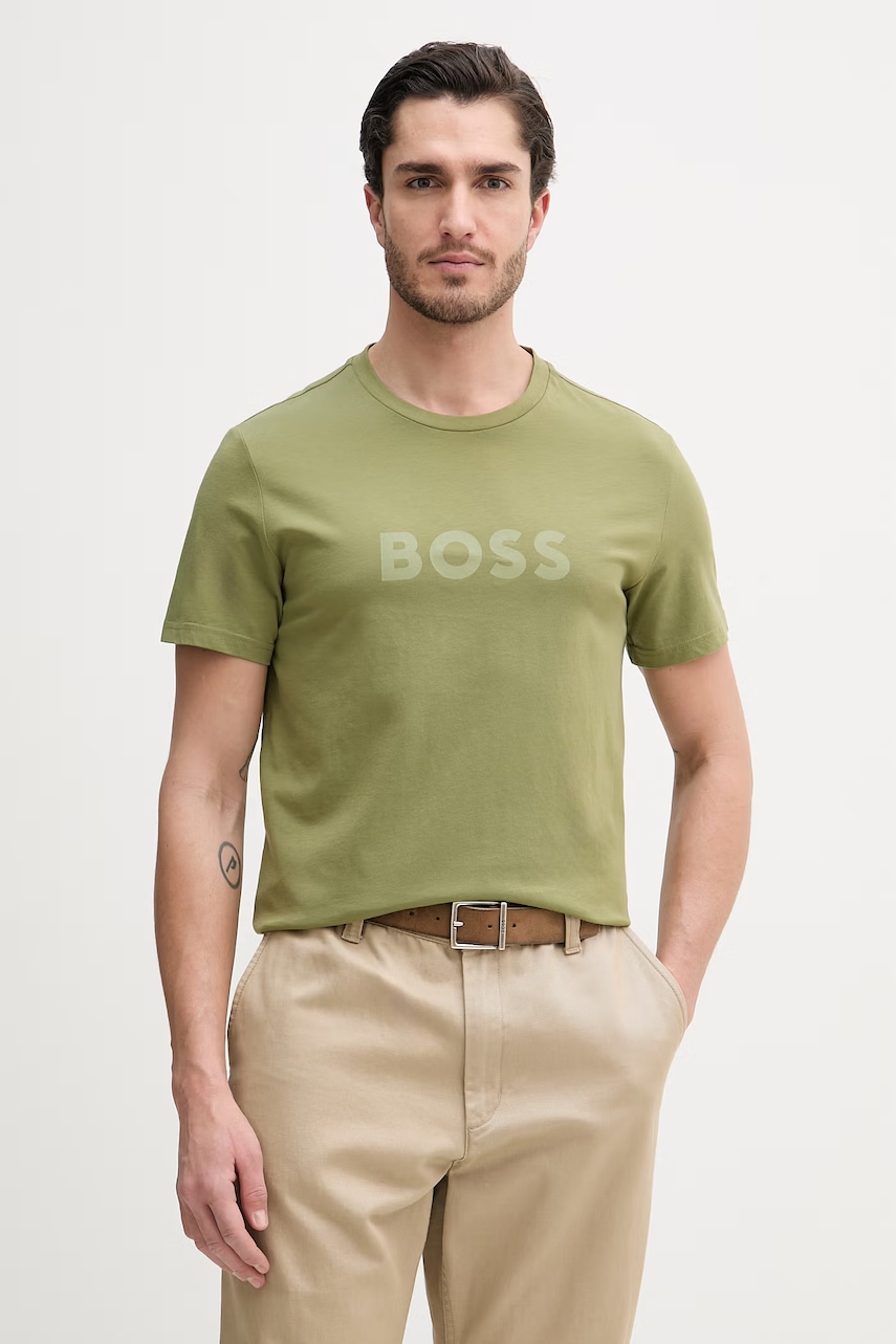 BOSS  pánské bavlněné T-Shirt RN