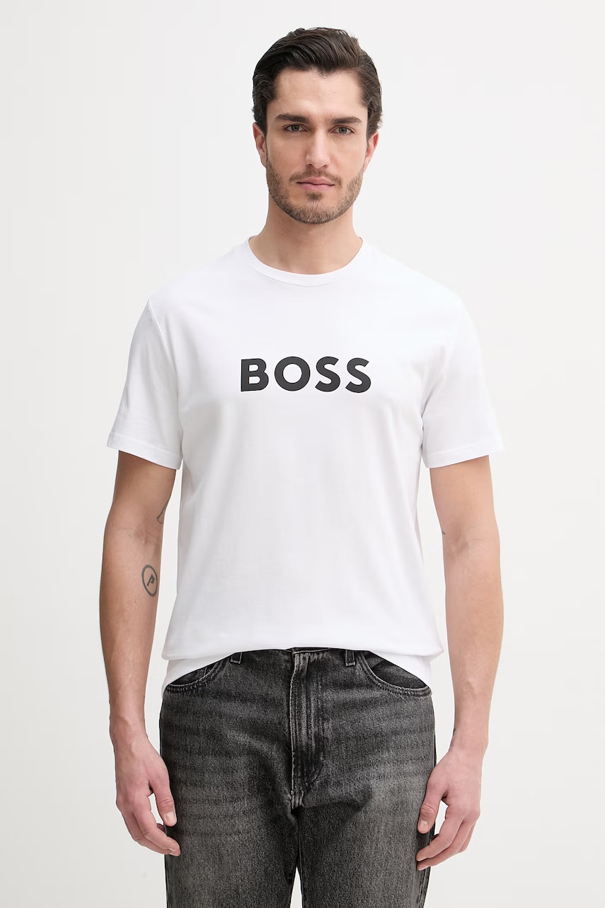 BOSS  pánský bavlněný T-Shirt RN