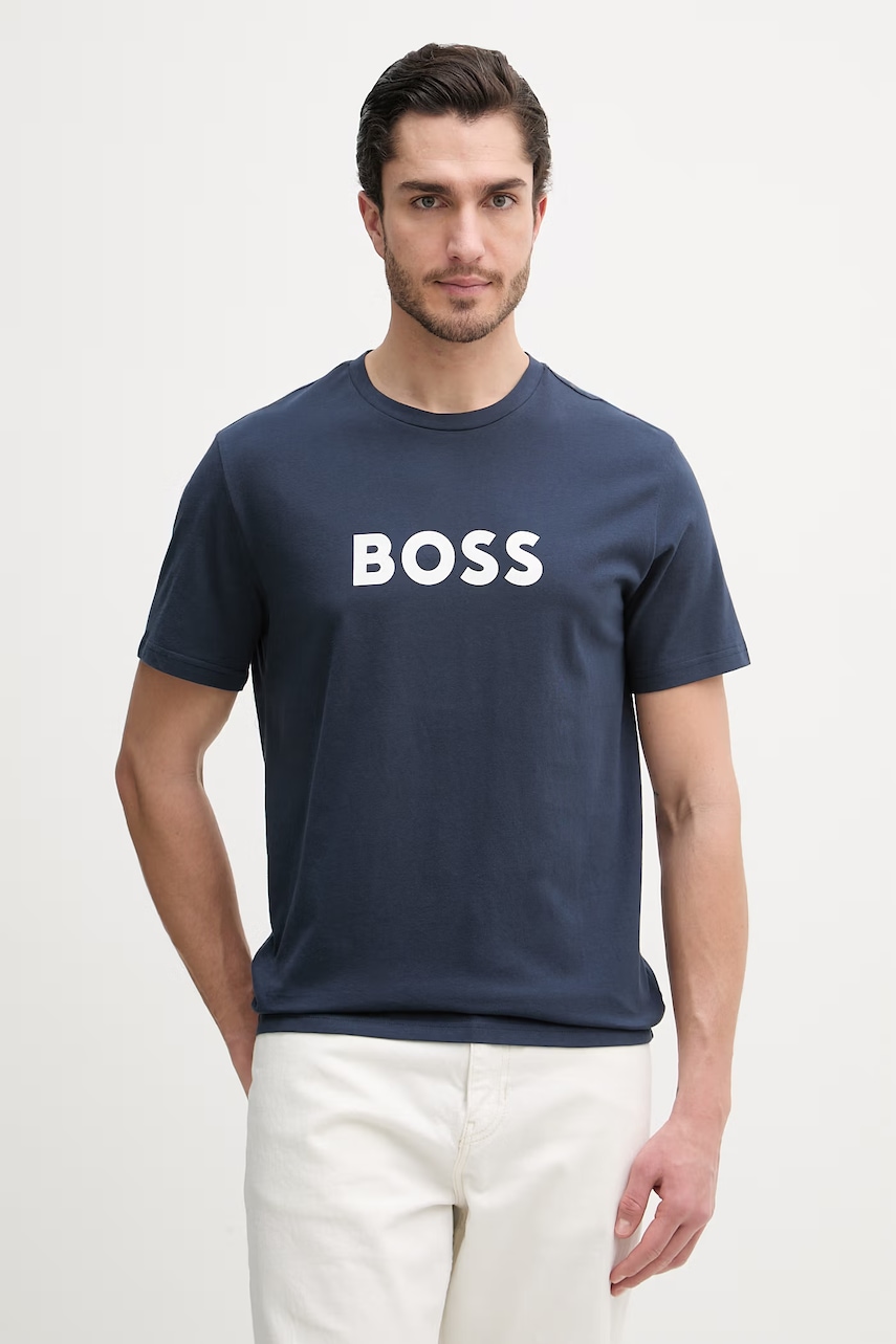 BOSS  pánský bavlněný T-Shirt RN