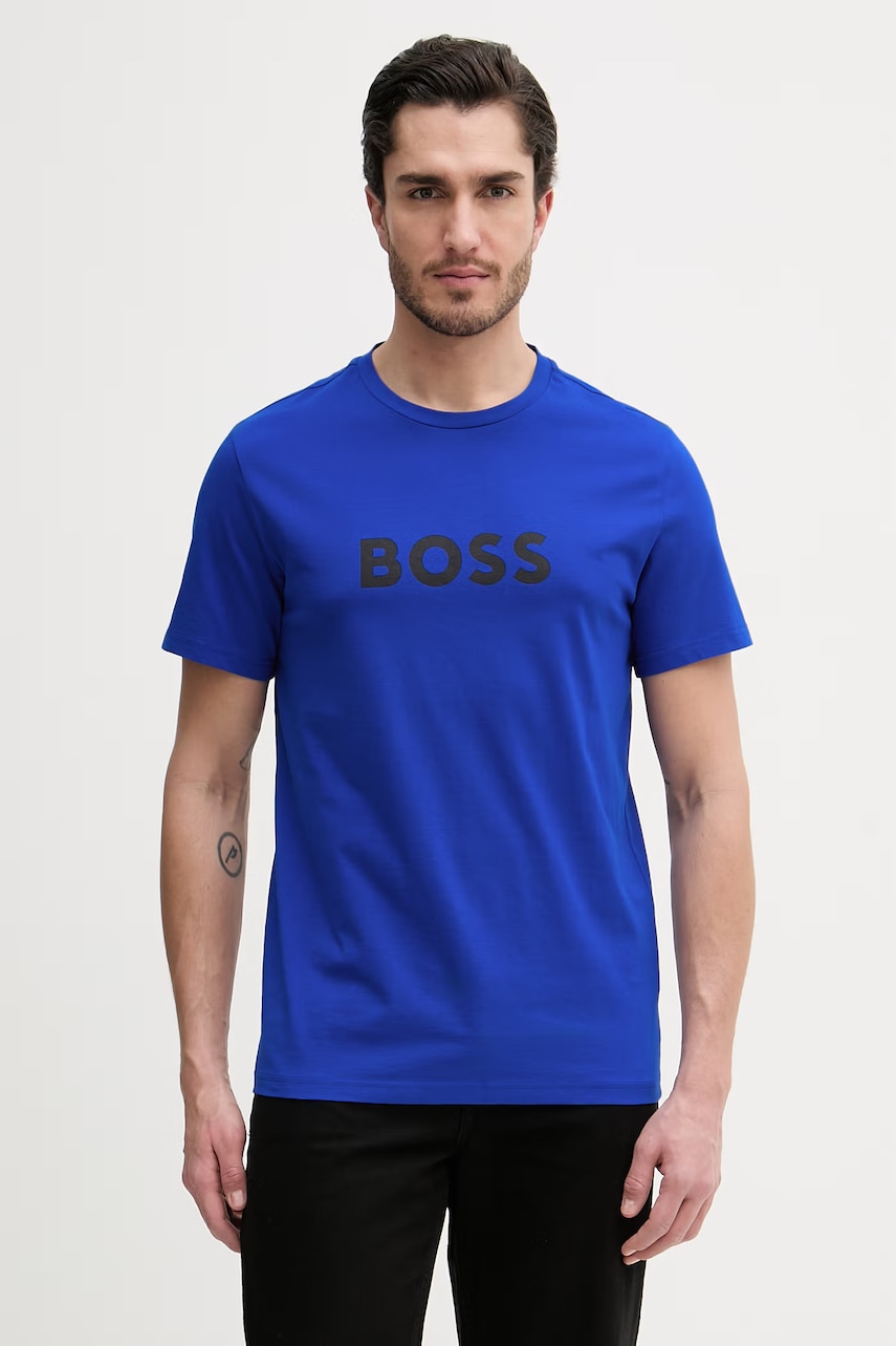 BOSS  pánský bavlněný T-Shirt RN