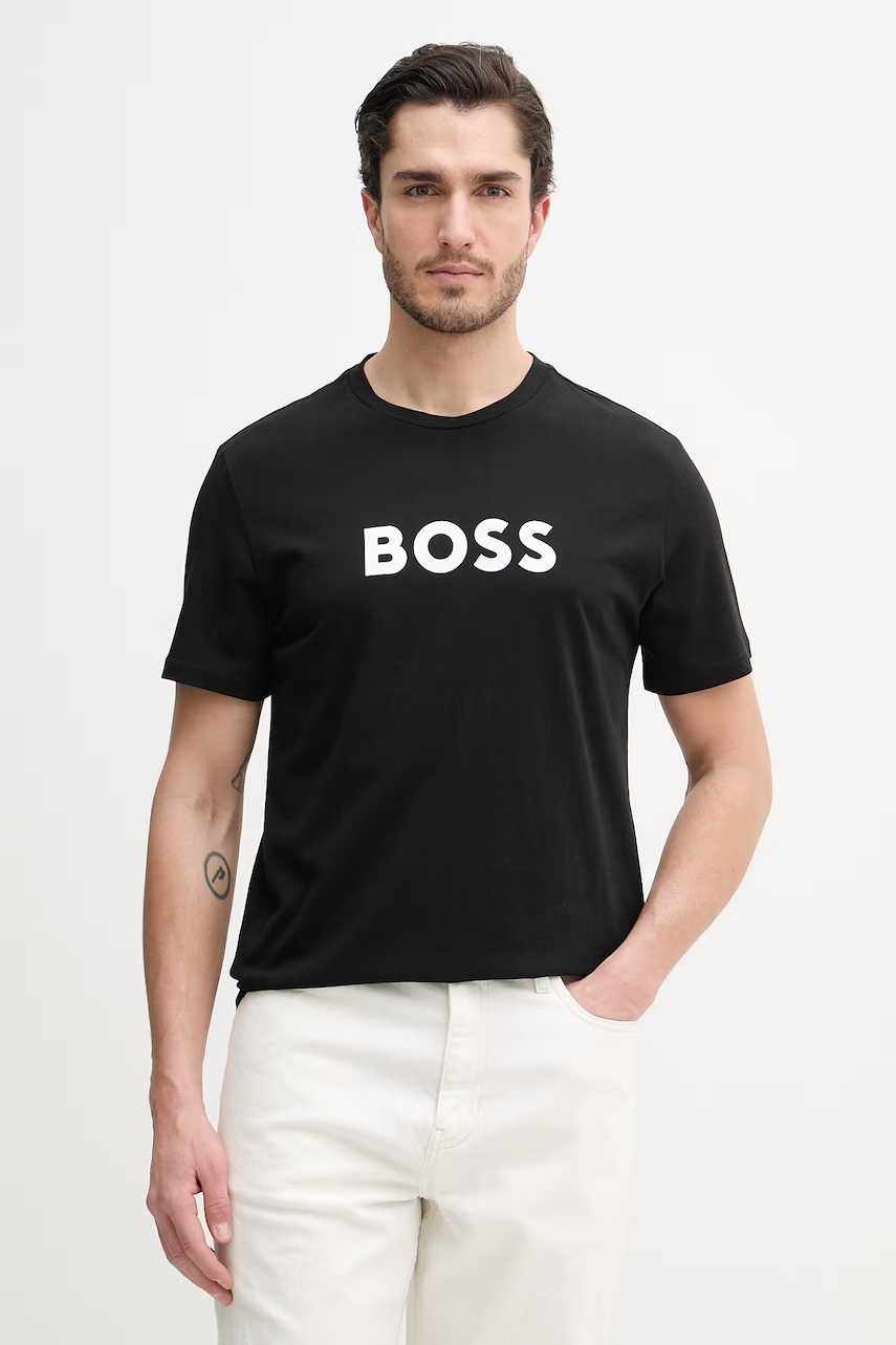 BOSS  pánský bavlněný T-Shirt RN
