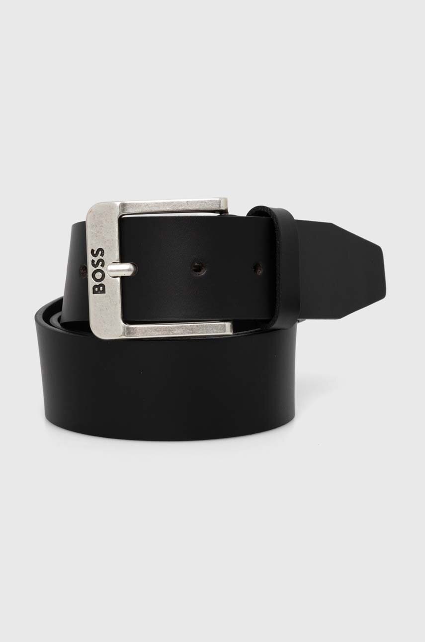 BOSS  pásek pánský kožený Jemio_Sz40