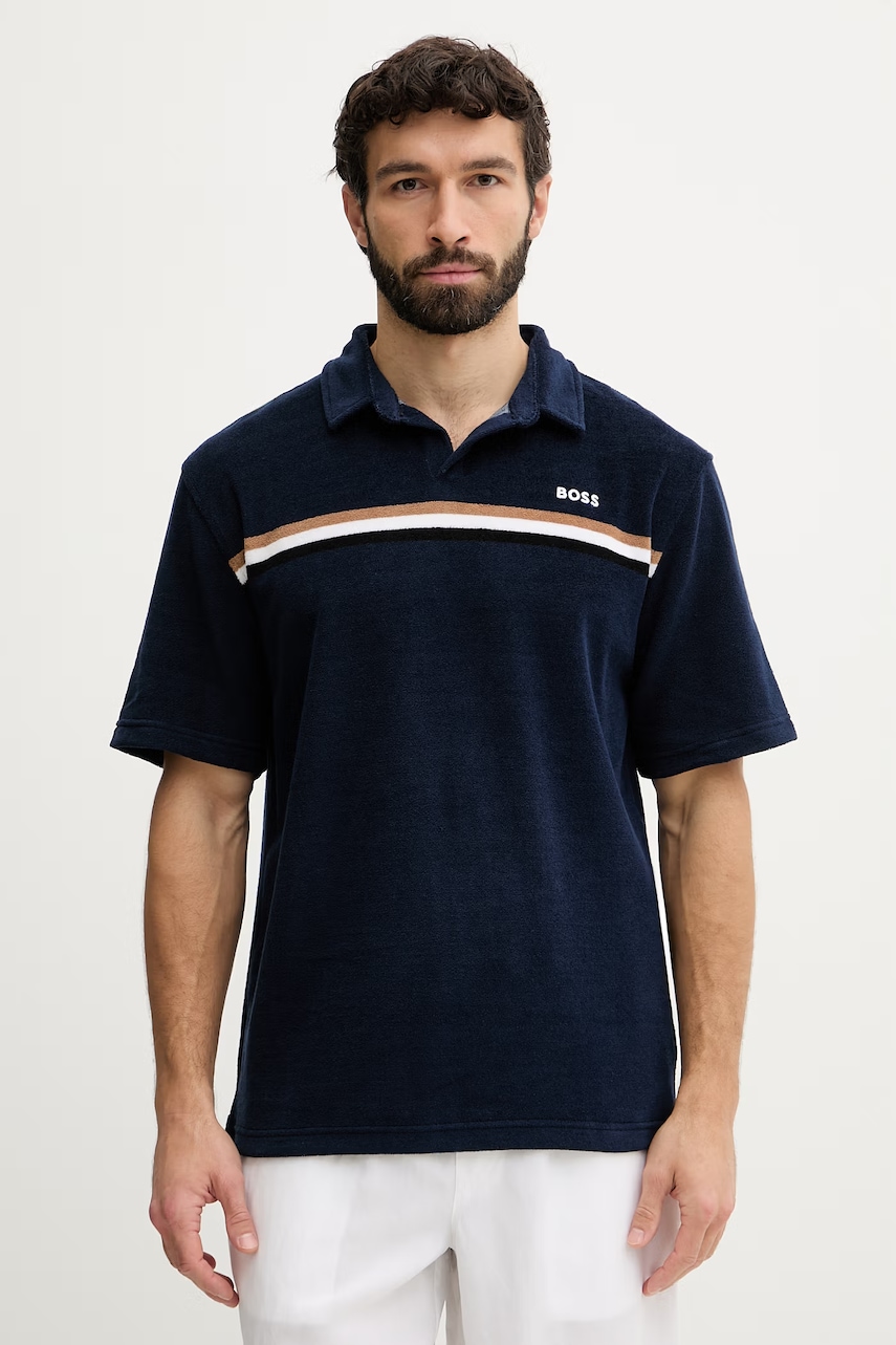 BOSS plážové tričko pánské