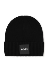 BOSS  pletená čepice dětská s bavlnou