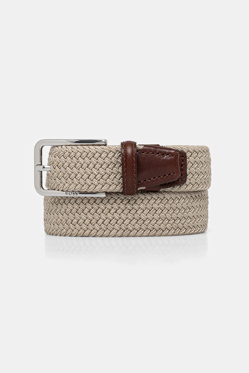 BOSS  pletený pásek pánský Clorio_Sz30