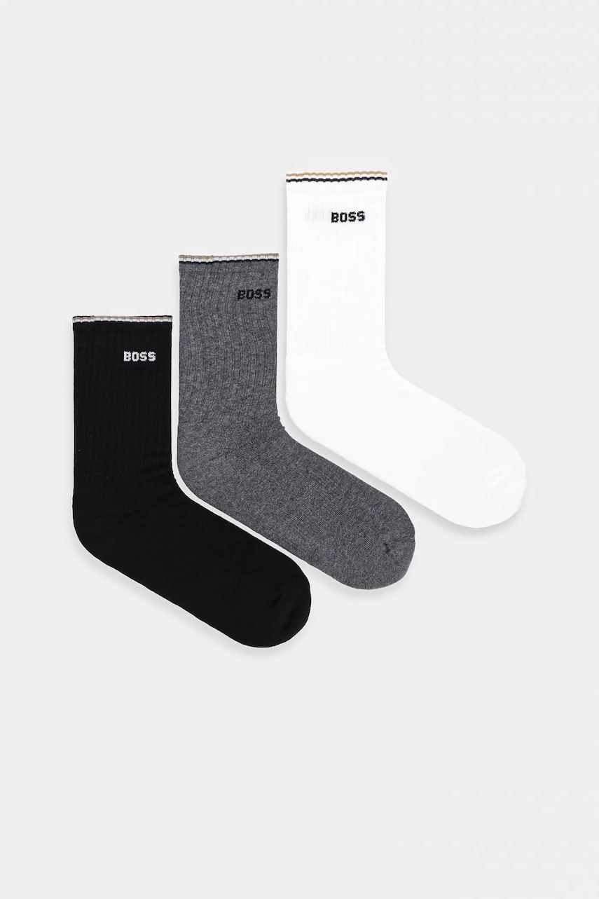BOSS  Ponožky  3P QS Rib Stripe CC 3-pack