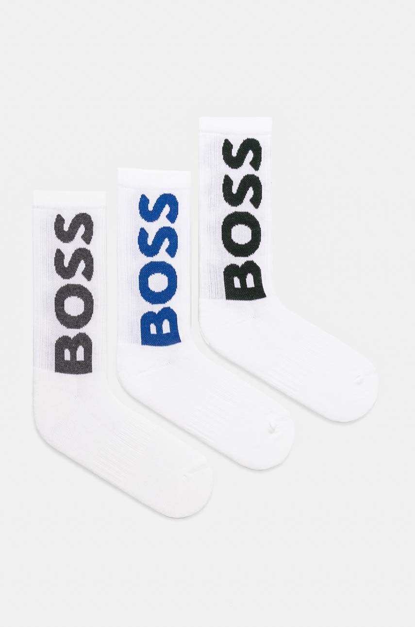BOSS  ponožky pánské 3P QS Rib Logo CC 3-pack