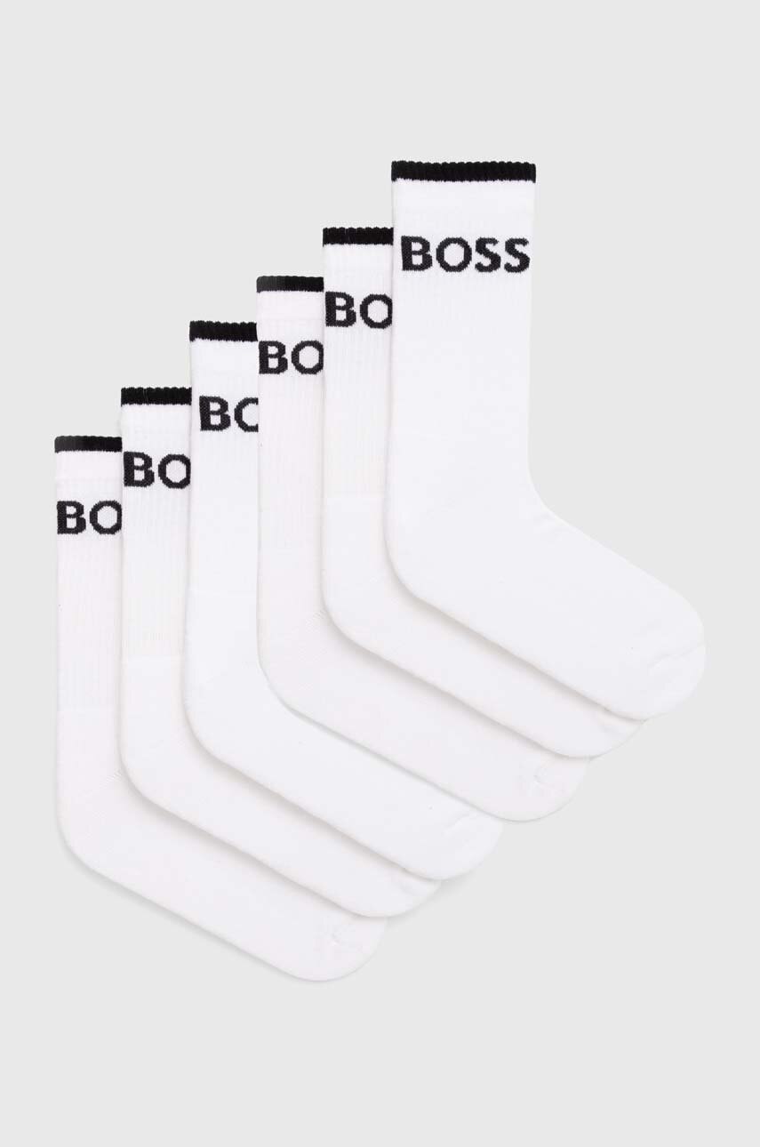 BOSS  ponožky pánské 6P QS Stripe CC 6-pack