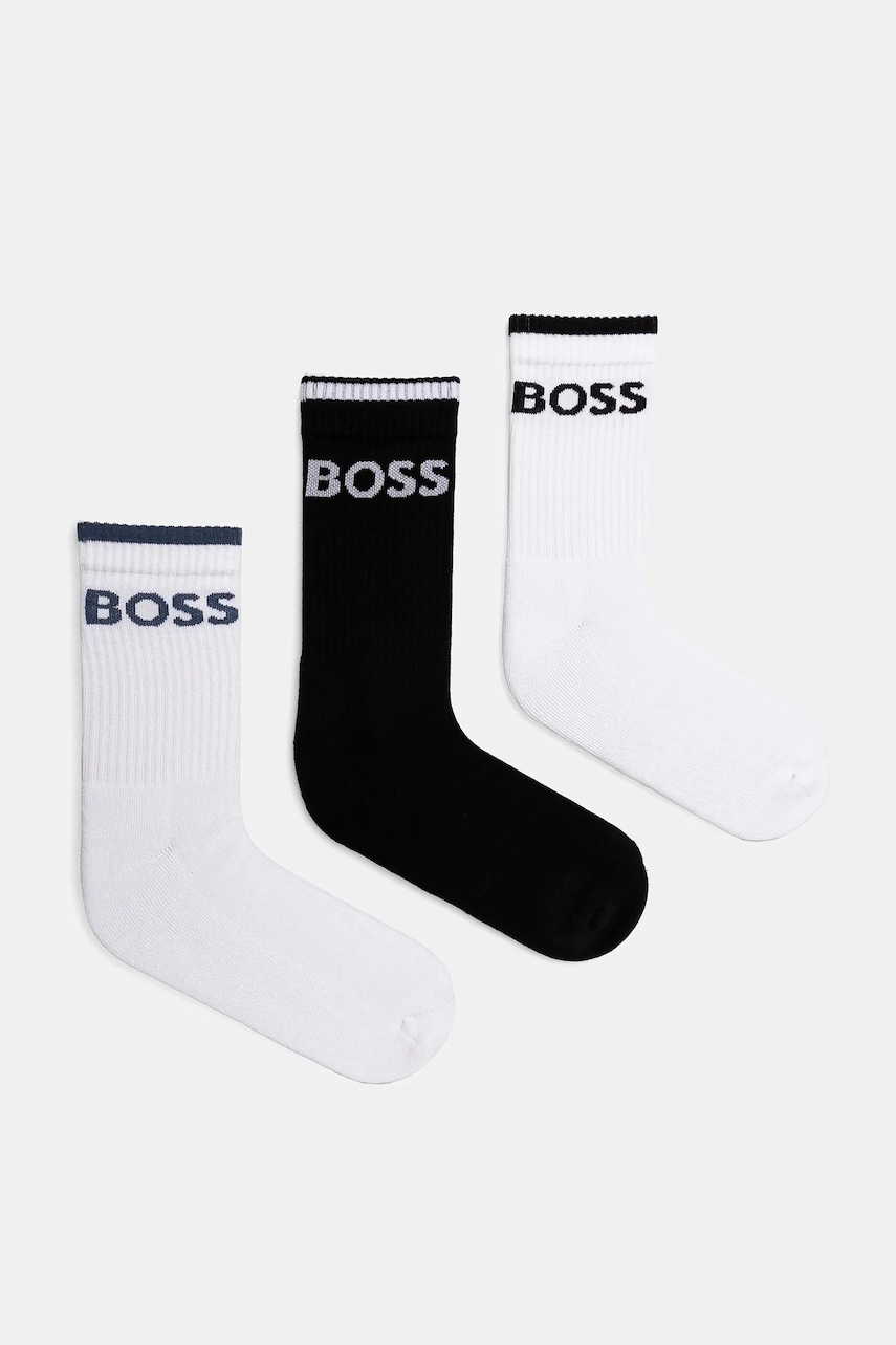 BOSS  ponožky pánské 6P QS Stripe CC 6-pack