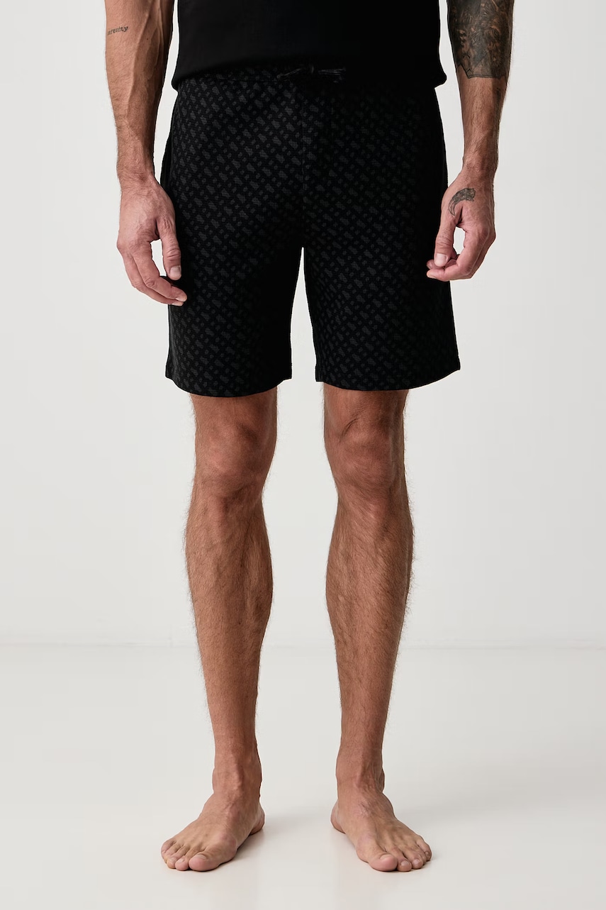 BOSS  pyžamové šortky pánské s bavlnou WaffleAOP Shorts