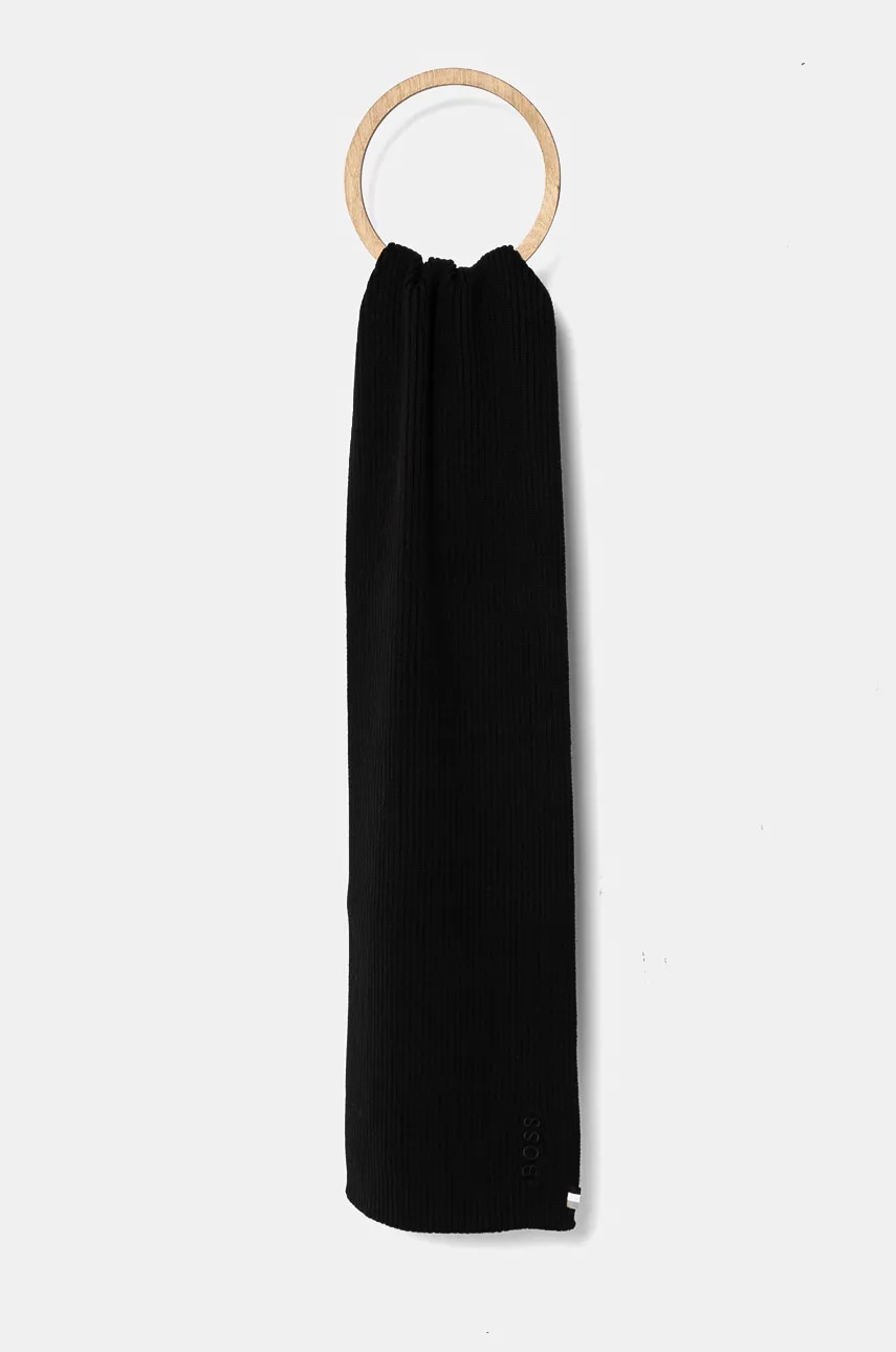 BOSS  Šátek z vlněné směsi  Magico_R_Scarf