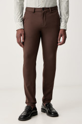 BOSS  slim fit kalhoty pánské s bavlnou P-Kaiton1-Zip