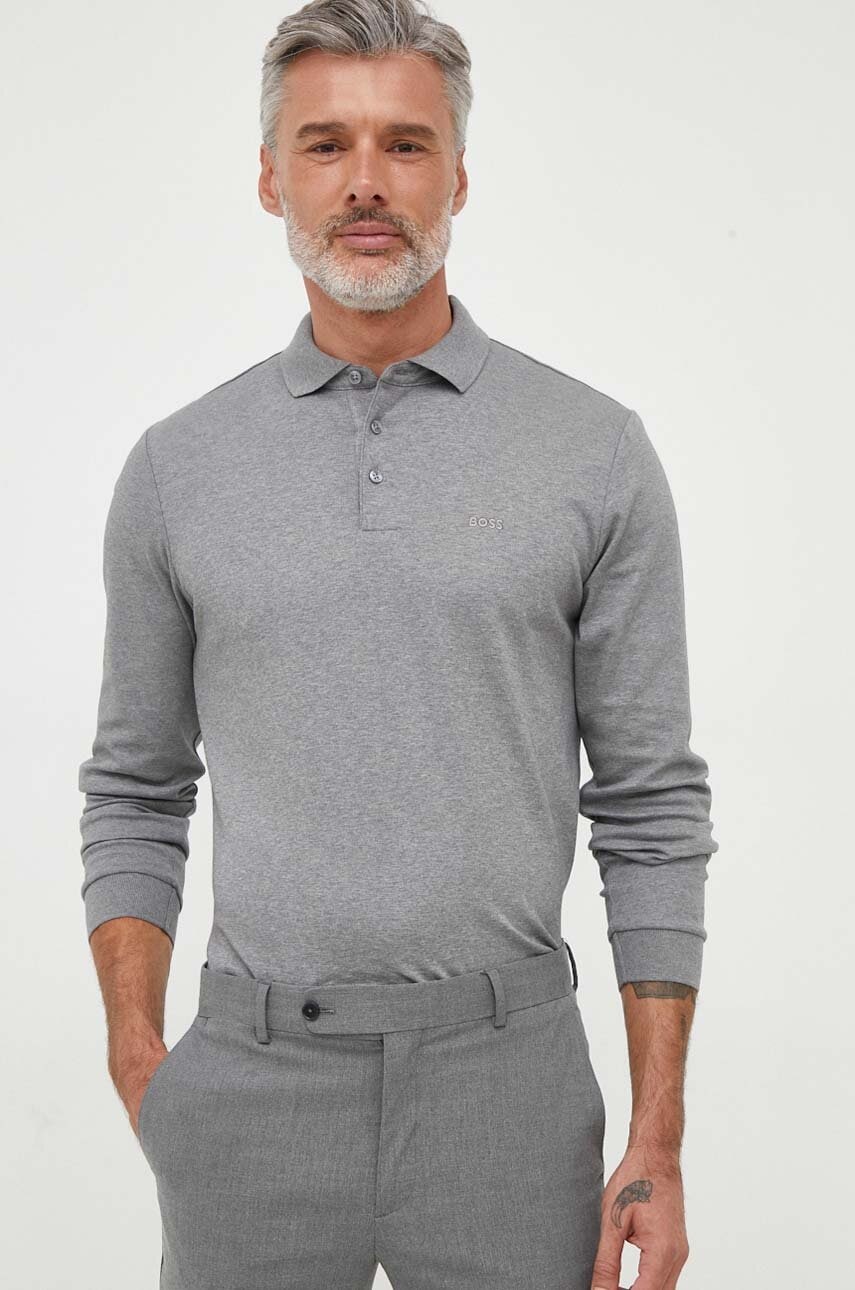 BOSS  svetrové polo pánské bavlněné Pado 30