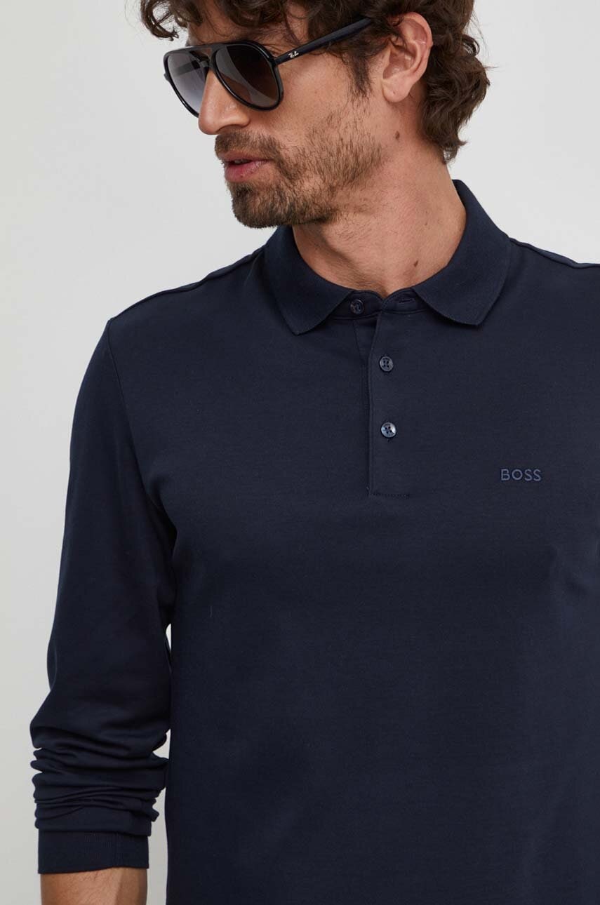 BOSS  svetrové polo pánské bavlněné Pado 30