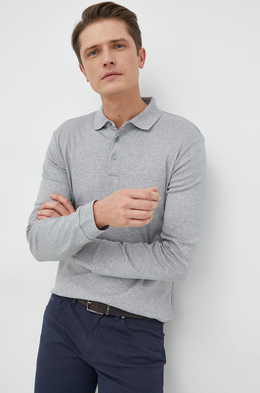 BOSS  svetrové polo pánské bavlněné Pado 30