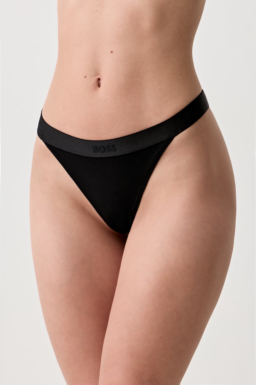 BOSS  tanga dámské s bavlnou STRING BEA