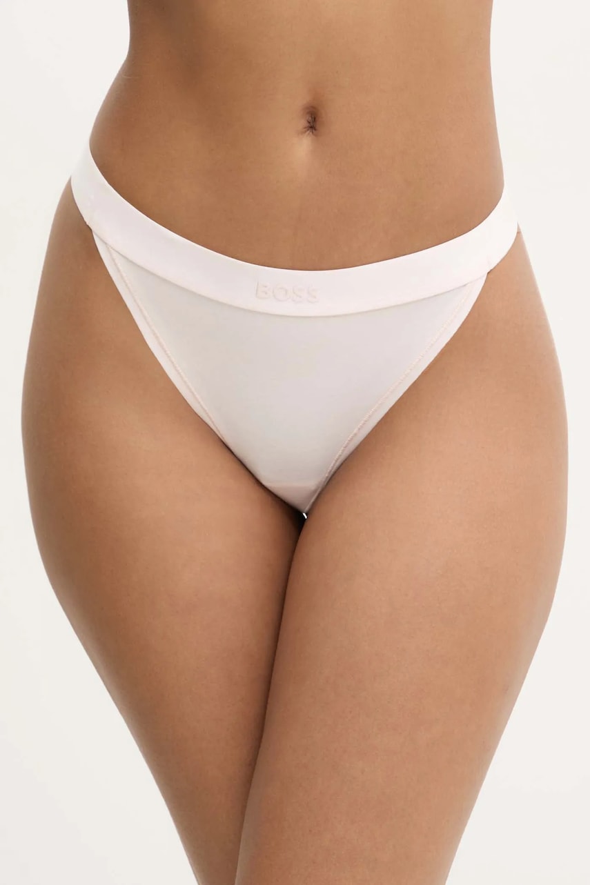 BOSS  tanga dámské s bavlnou STRING BEA