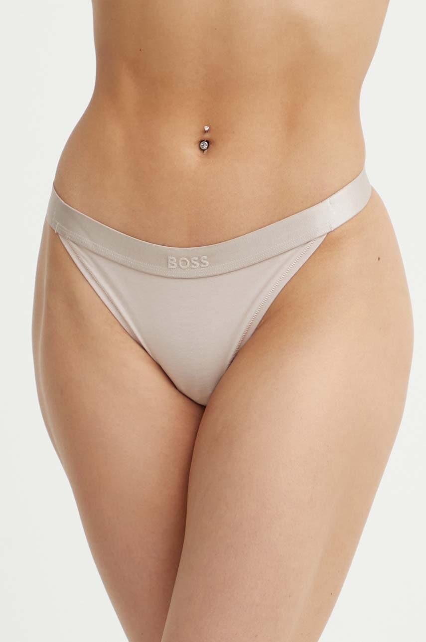 BOSS  tanga dámské s bavlnou STRING BEA