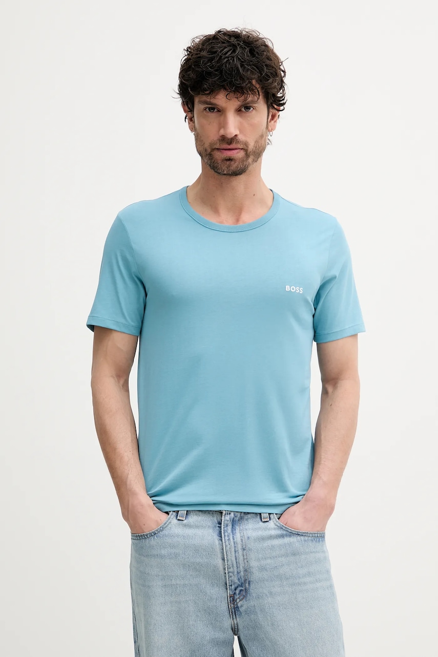 BOSS  tričko pánské bavlněné TShirtRN 3P Classic 3-pack