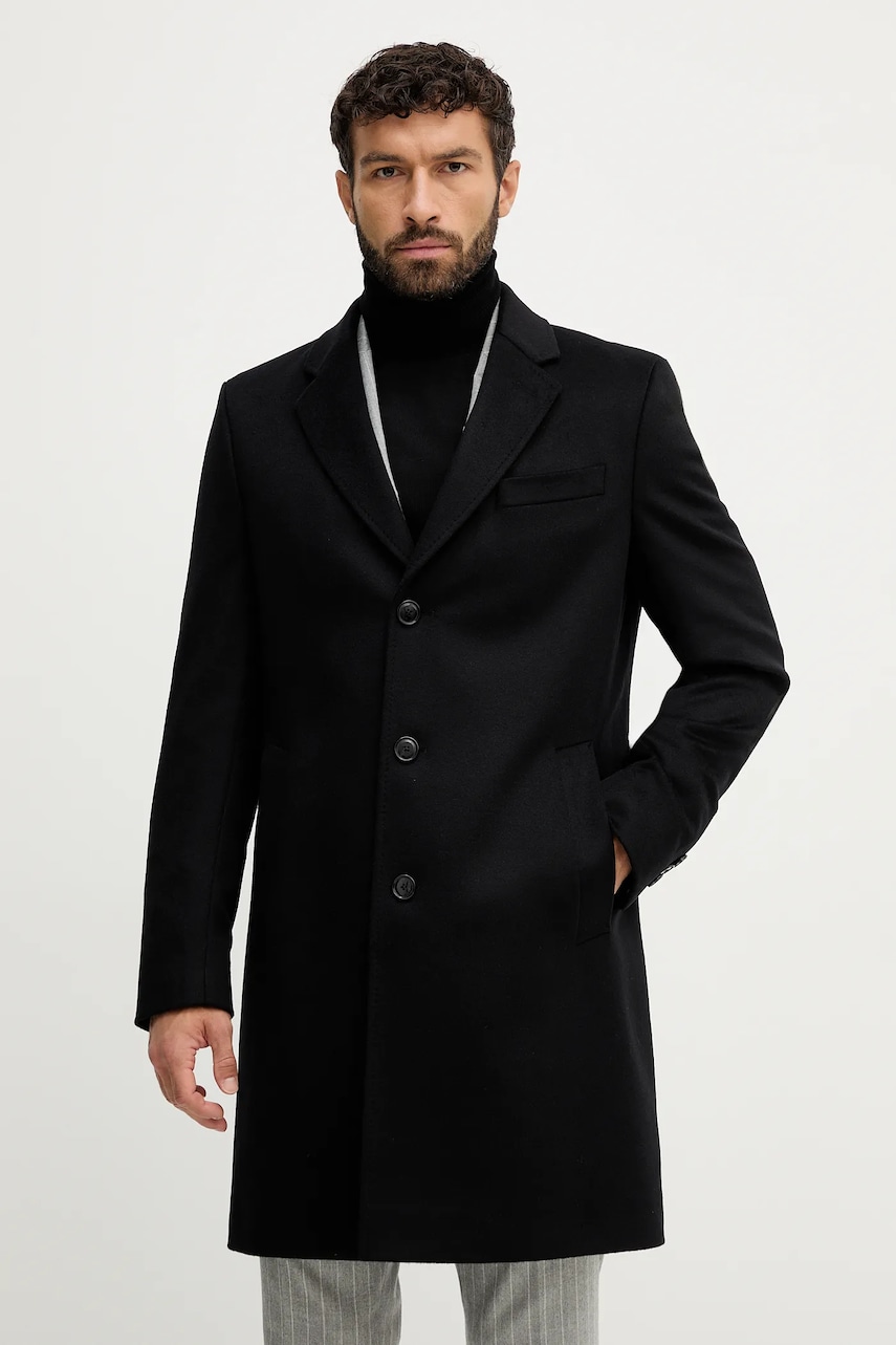 BOSS  Vlněný kabát  H-Hyde-254