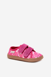 Boto Pantofle Barefoot Dívčí Srdíčka Milami Fuchsie Saphira