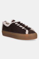 Boty Inuikii Shearling Low dámské, hnědá barva, 1001.001.0242.152