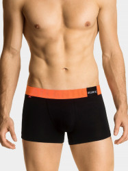 Boxer shorts Atlantic MH-1188/23 S-2XL black-orange 022