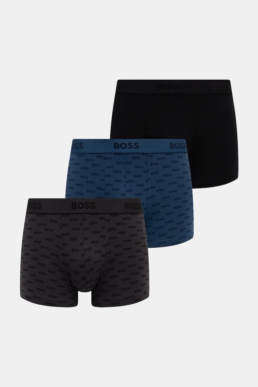 Boxerky BOSS Trunk 3P 2 Design G 3-pack