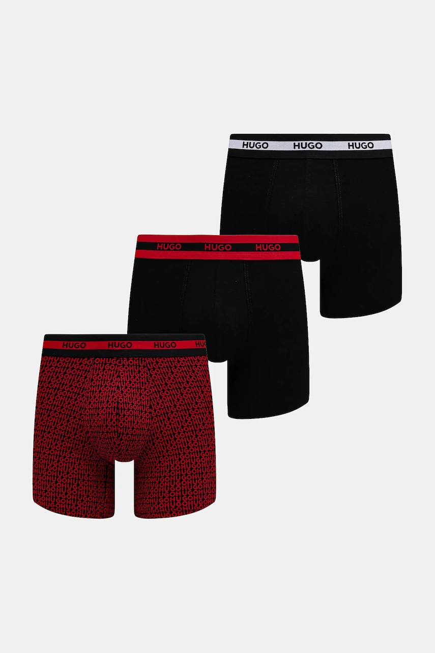 Boxerky HUGO BOXER BR PLANET DES  3-pack