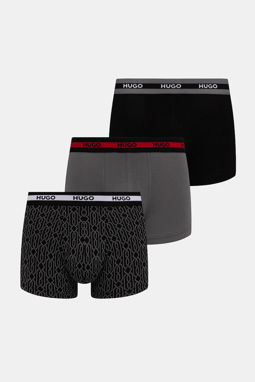 Boxerky HUGO TRUNK TR PLANET DES 3-pack