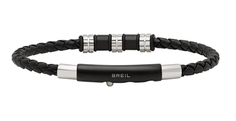 BREIL Elegantní pánský kožený náramek Wanderlust TJ3369
