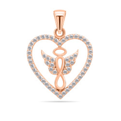 Brilio Silver Hravý bronzový přívěsek se zirkony PT20R