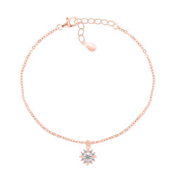 Brilio Silver Krásný bronzový náramek se zirkony BRC51R