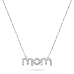 Brilio Silver Originální stříbrný náhrdelník Mom NCL111W