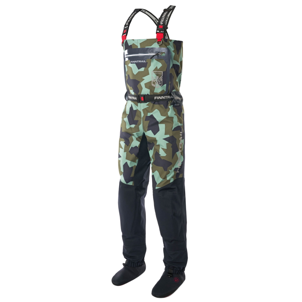 Brodící moto kalhoty Finntrail Speedmaster CamoArmy camo L