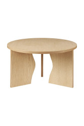 Broste Copenhagen  konferenční stolek vyrobený z dubové dýhy 60 x 35 cm