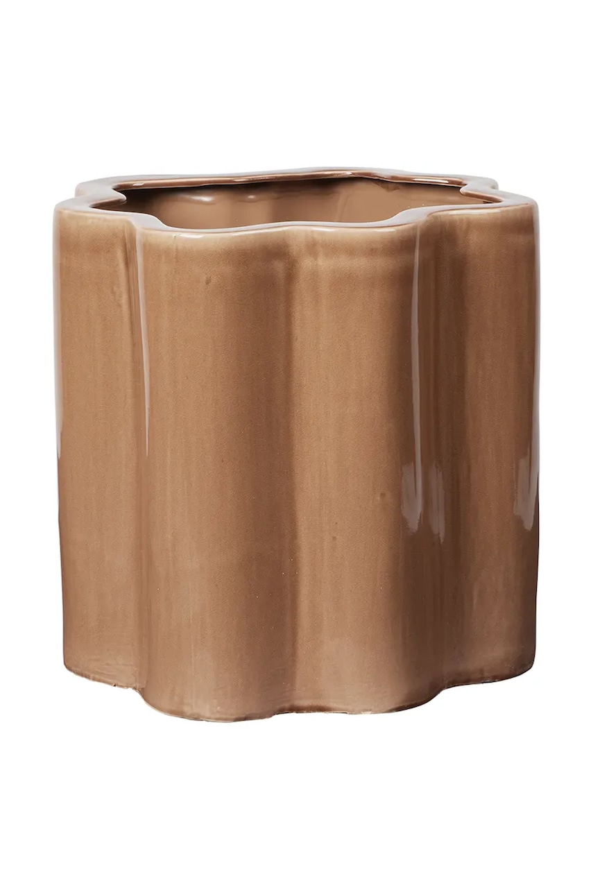 Broste Copenhagen  Obal na květináč z keramiky 36,5 x 37,5 x 36 cm